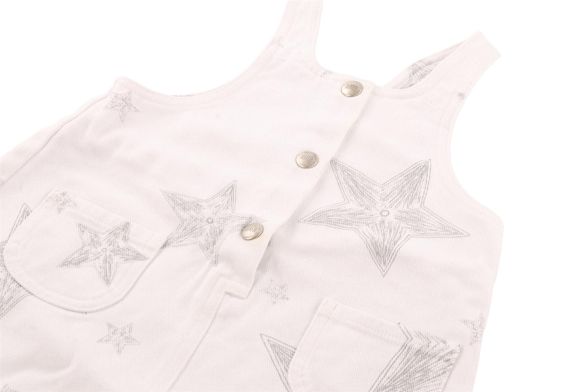 BABY DIOR WHITE BABY GIRLS DRESS 18 MONTHS