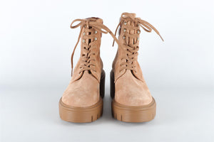 STUART WEITZMAN TAN SUEDE ANKLE BOOTS EU 36.5 UK 3.5 US 6.5