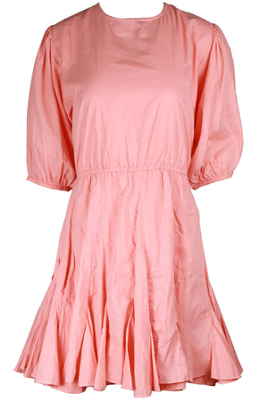 RHODE PINK COTTON MINI DRESS XLARGE