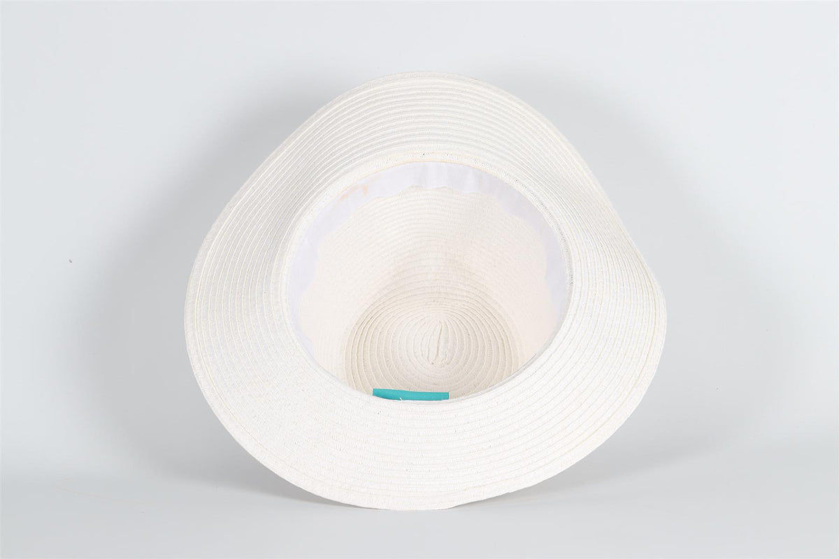 MELISSA ODABASH STRAW HAT ONE SIZE