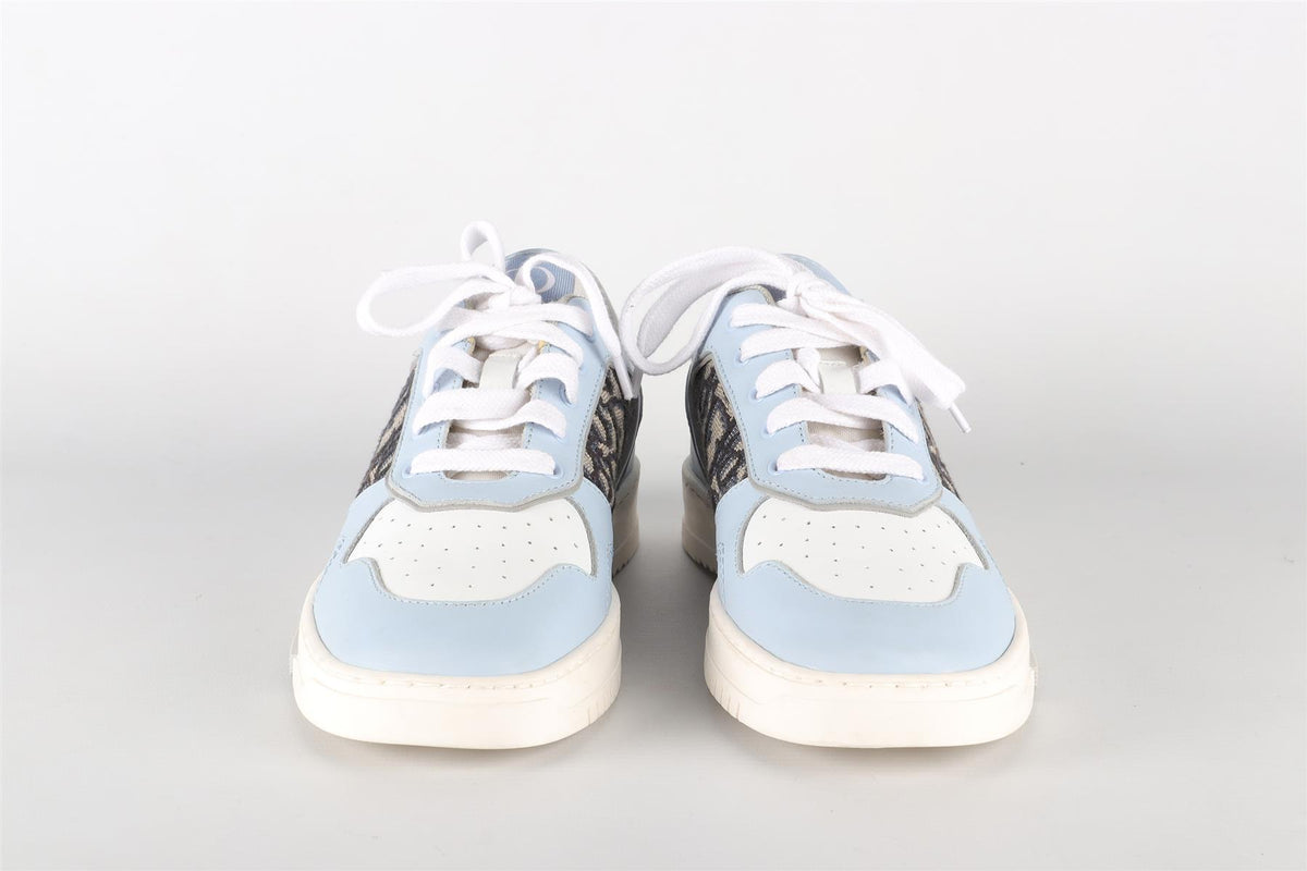CHRISTIAN DIOR BLUE KIDS BOYS B27 UPTOWN SNEAKERS EU 35 UK 2.5 US 3.5