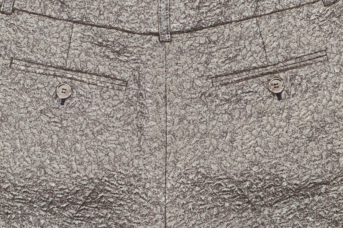 MICHAEL KORS GOLD JACQUARD SHORTS US 4 UK 8