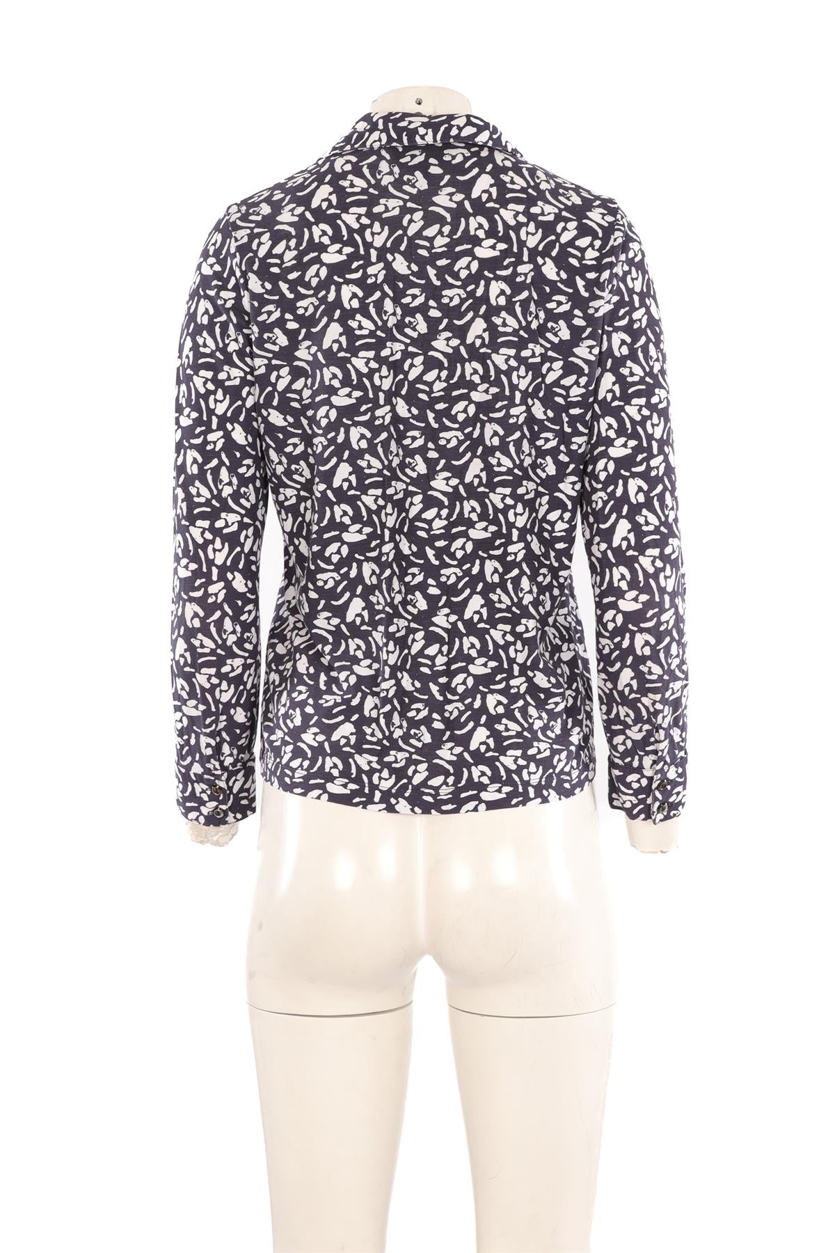 A.P.C. BLUE COTTON SHIRT SMALL