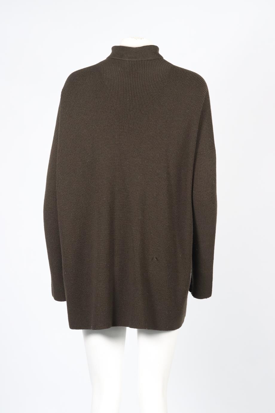 ANNETTE GORTZ RIBBED WOOL SWEATER SMALL-MEDIUM