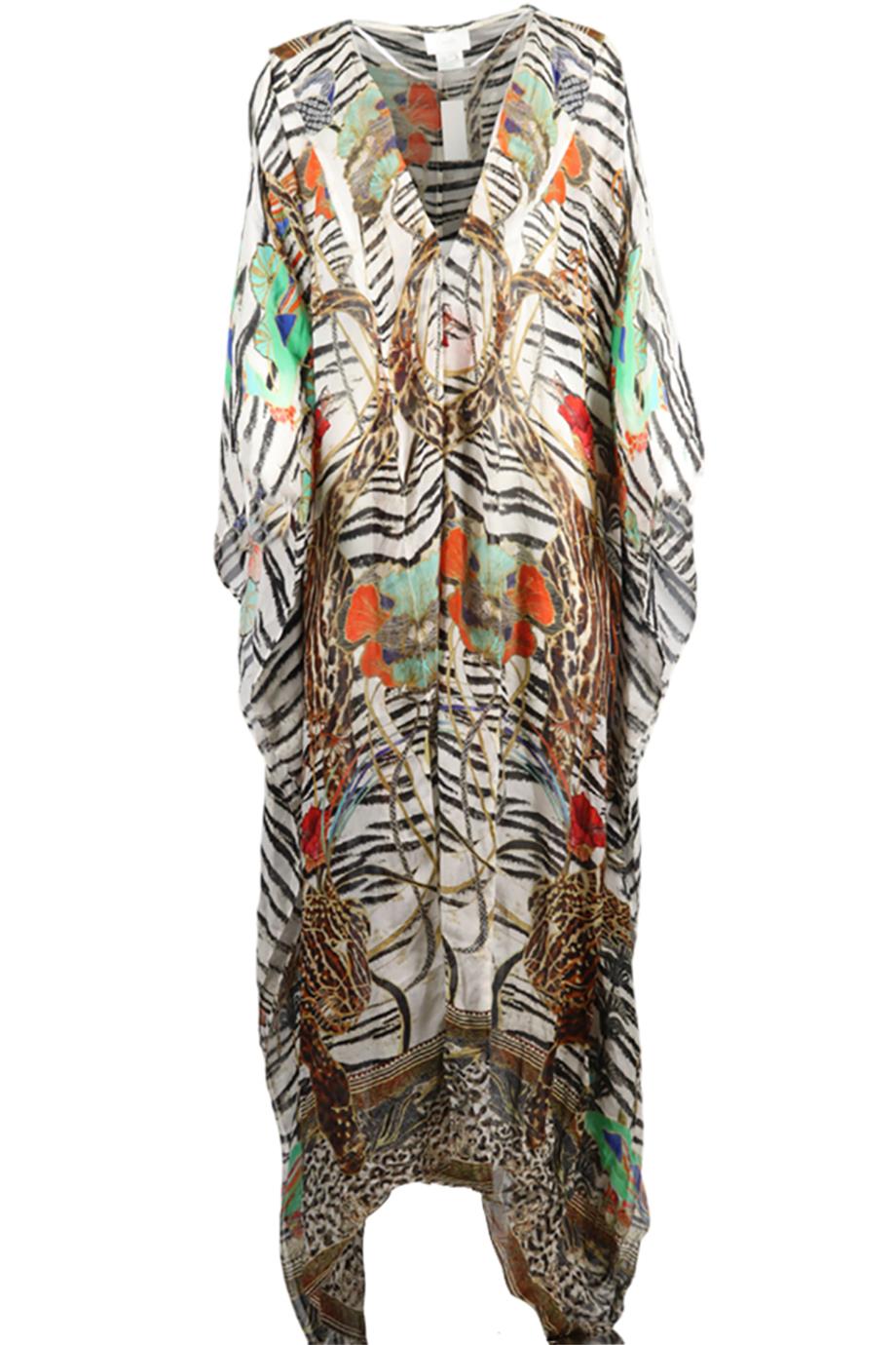 CAMILLA SILK ROBE ONE SIZE
