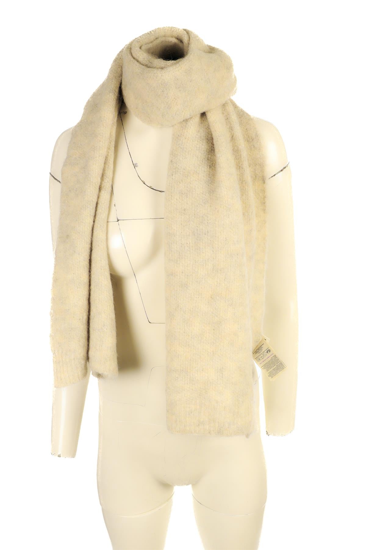 AMERICAN VINTAGE GREY ALPACA SCARF