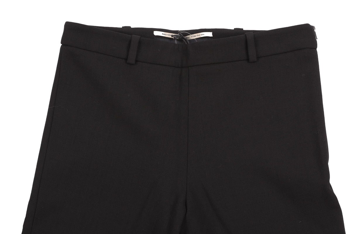 ROLAND MOURET BLACK WOOL STRAIGHT LEG PANTS UK 10