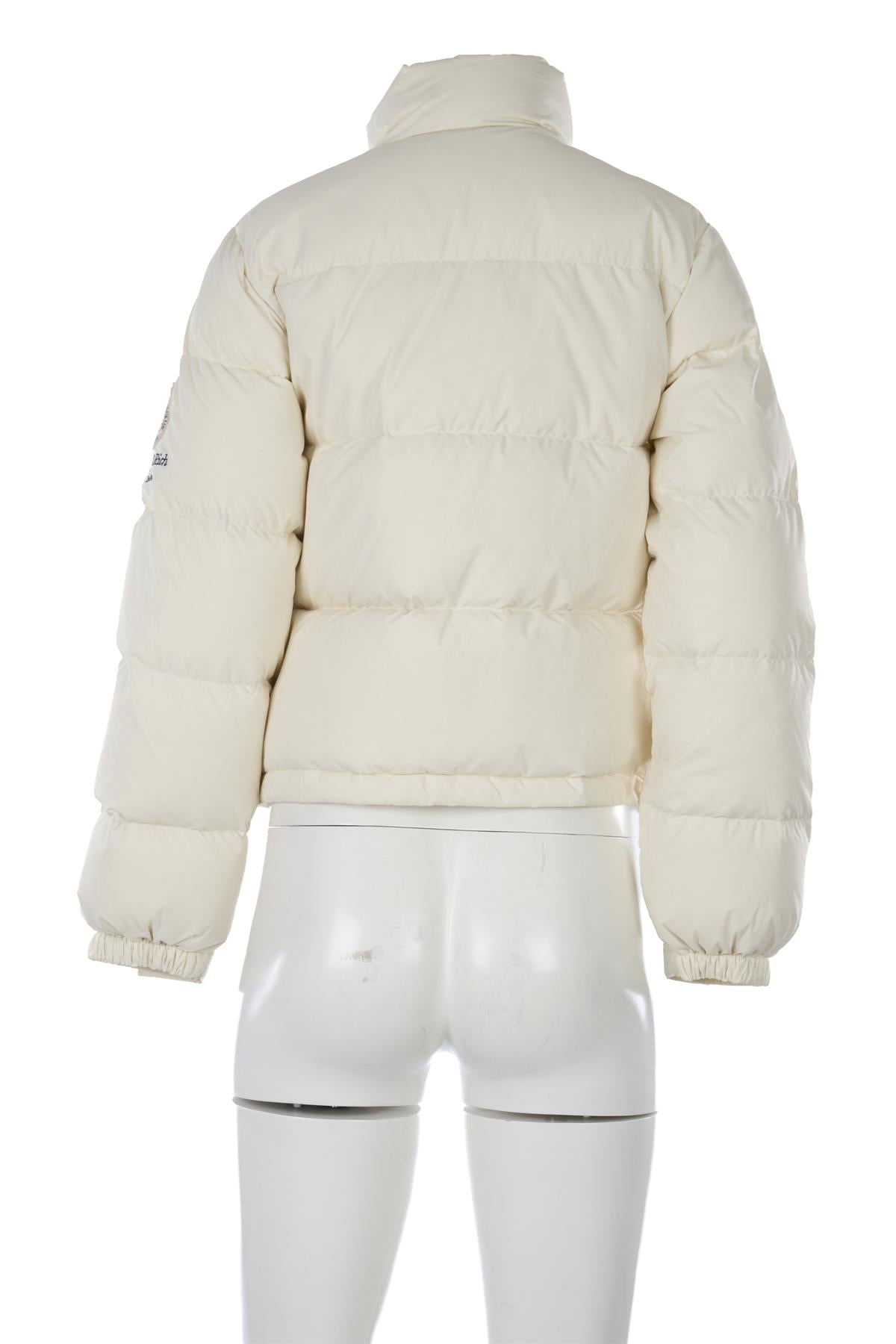 SPORTY & RICH CREAM PADDED DOWN JACKET SMALL