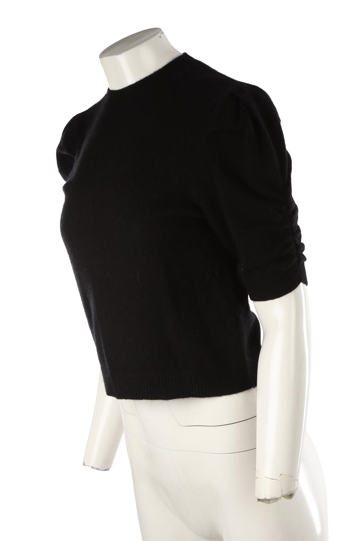 BLACK CASHMERE SWEATER