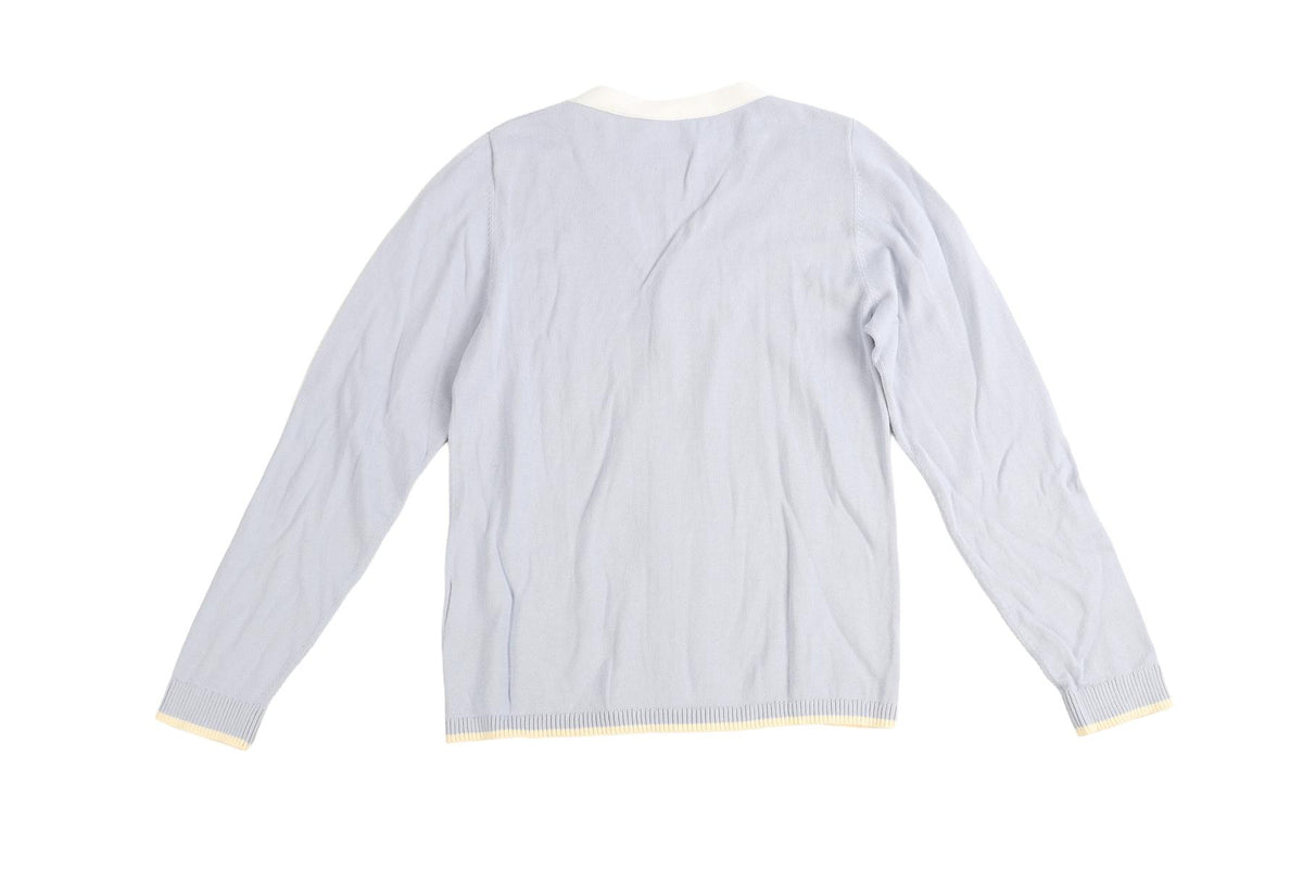 BONPOINT BLUE TEEN BOYS CARDIGAN 14 YEARS