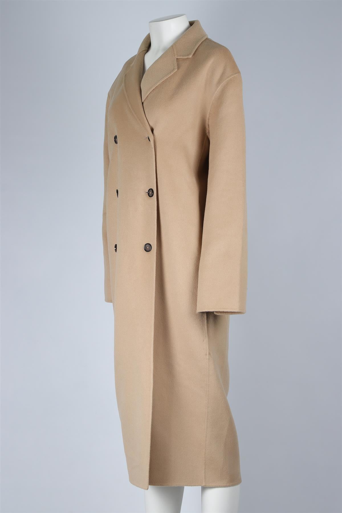 TOTEME BEIGE WOOL COAT 160/72A SMALL