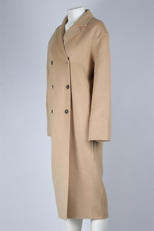 TOTEME BEIGE WOOL COAT 160/72A SMALL