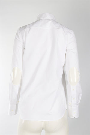 PRADA WHITE COTTON SHIRT SMALL