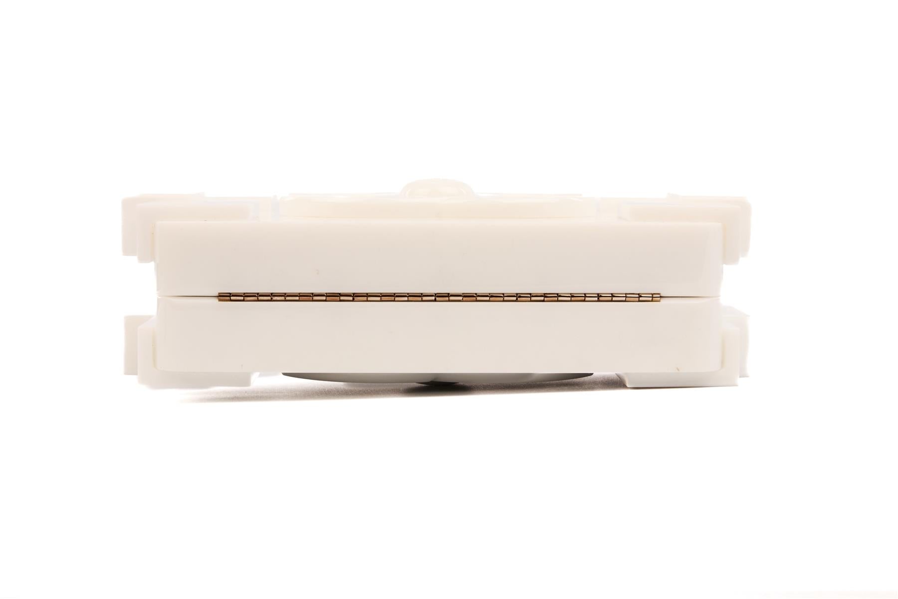 CHANEL WHITE 2014 BOY BRICK LEGO PLEXIGLASS CLUTCH