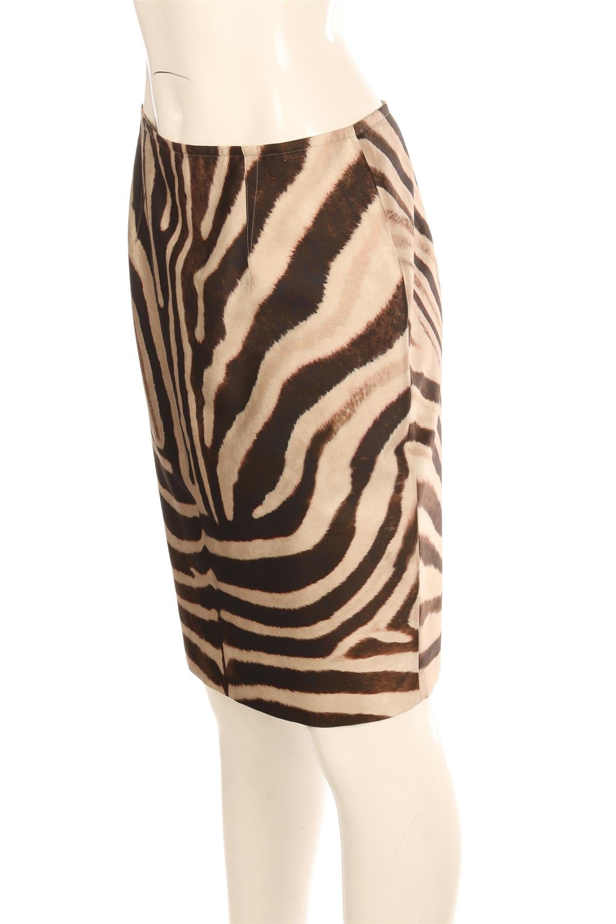 GIAMBATTISTA VALLI BEIGE COTTON MINI SKIRT IT 44 UK 12