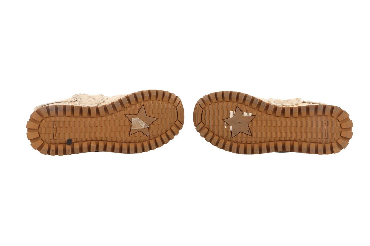 CHRISTIAN DIOR ECRU C'EST DIOR SUEDE SNEAKERS EU 38 UK 5