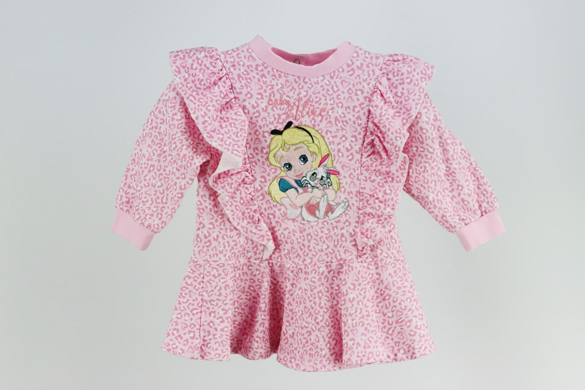 MONNALISA BABY GIRLS COTTON DRESS 9 MONTHS