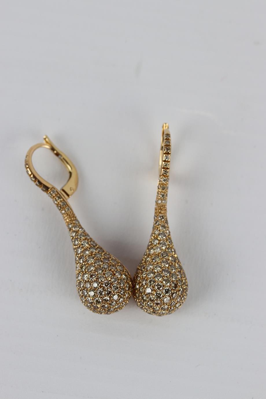 NOA FINE JEWELLERY OCTOPUSSY 18K ROSE GOLD AND DIAMOND EARRINGS