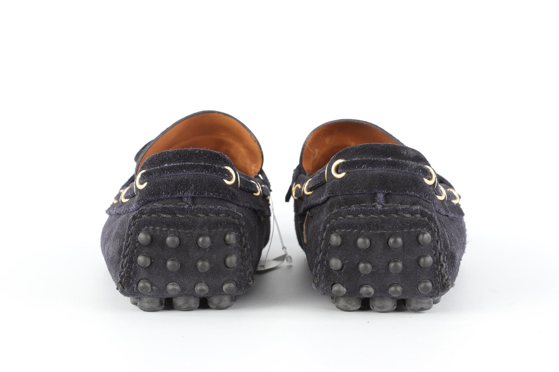 CAR SHOE NAVY MEN'S SUEDE LOAFERS EU 41.5 UK 7.5 US 8.5