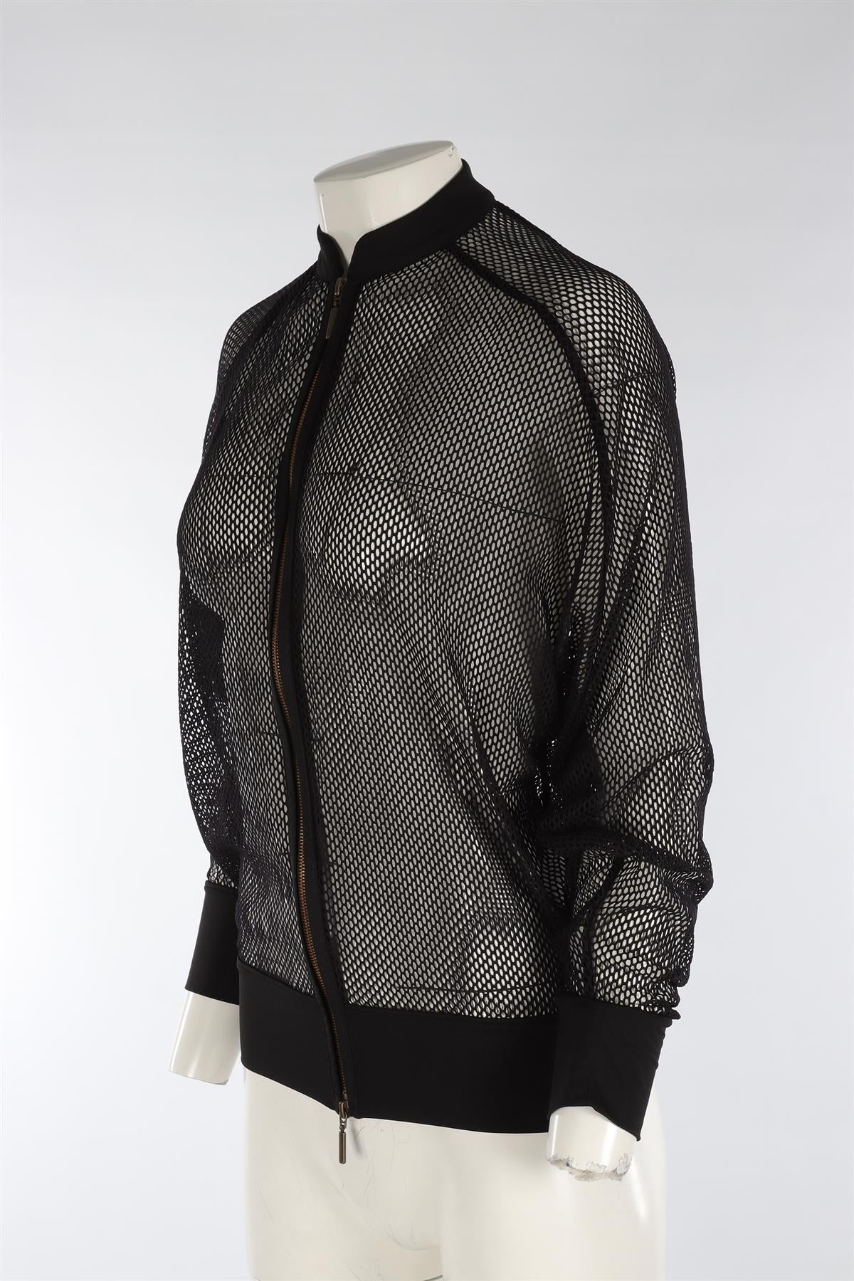 FISICO CRISTINA FERRARI BLACK MESH JACKET SMALL