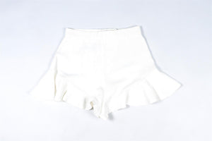 SANDRO WHITE LINEN SHORTS FR 36 UK 8