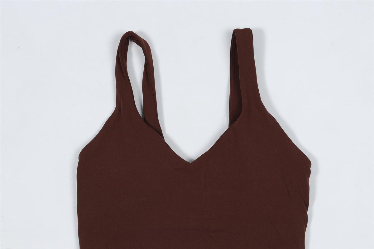 LULULEMON BROWN SPORTS BRA US 4 UK 8