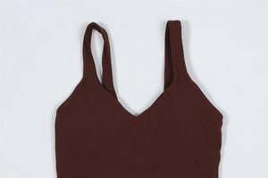 LULULEMON BROWN SPORTS BRA US 4 UK 8