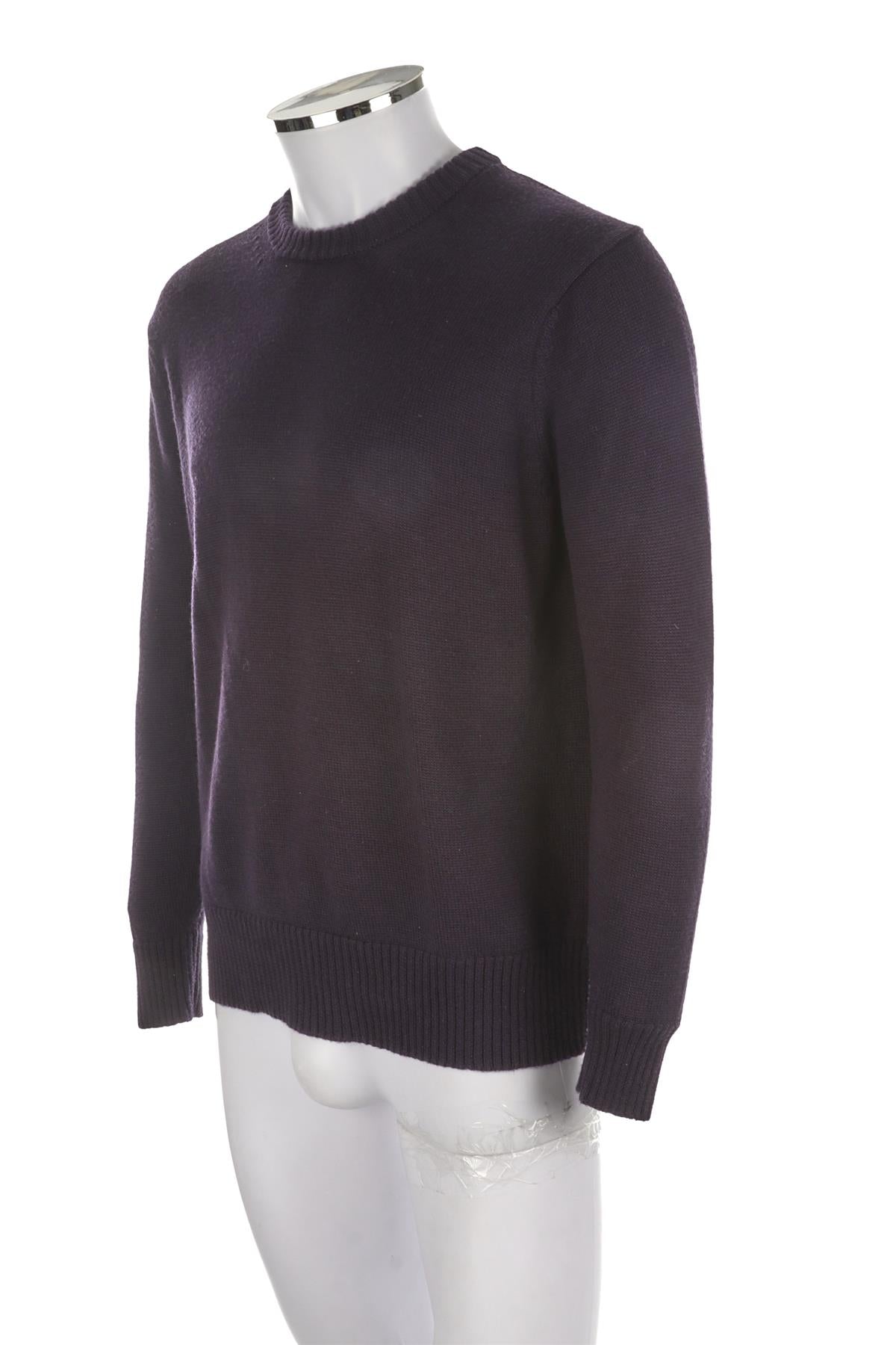 BODE PURPLE MENS WOOL SWEATER SMALL