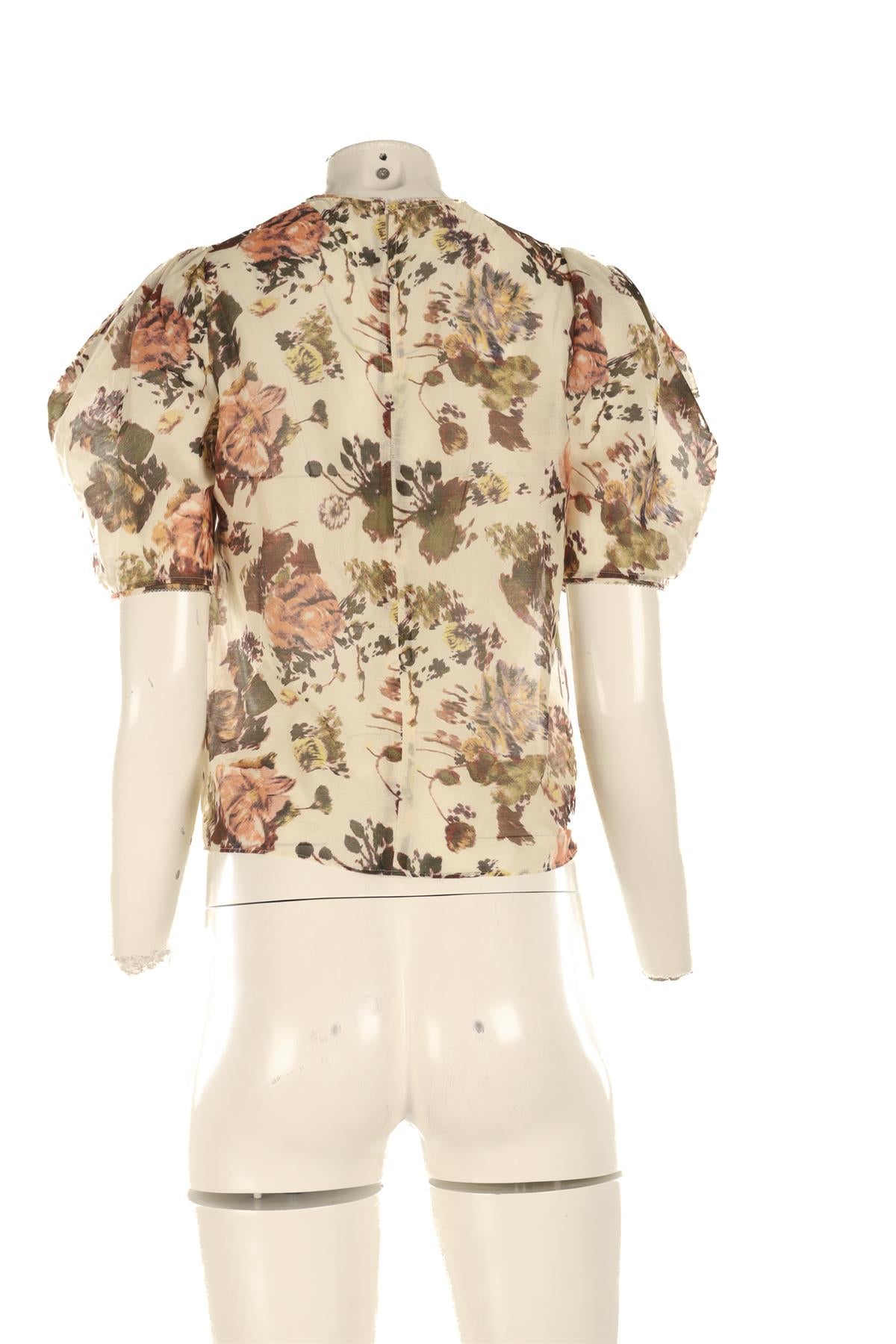 ULLA JOHNSON MULTI SILK TOP US 0 UK 4