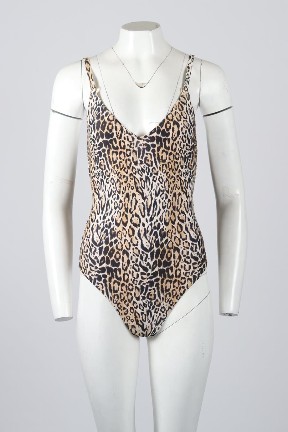 MELISSA ODABASH LEOPARD PRINT SWIMSUIT UK 10