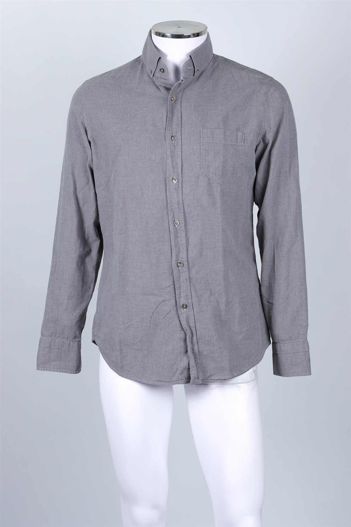TOM FORD GREY MEN'S COTTON SHIRT UK/US CHEST 40
