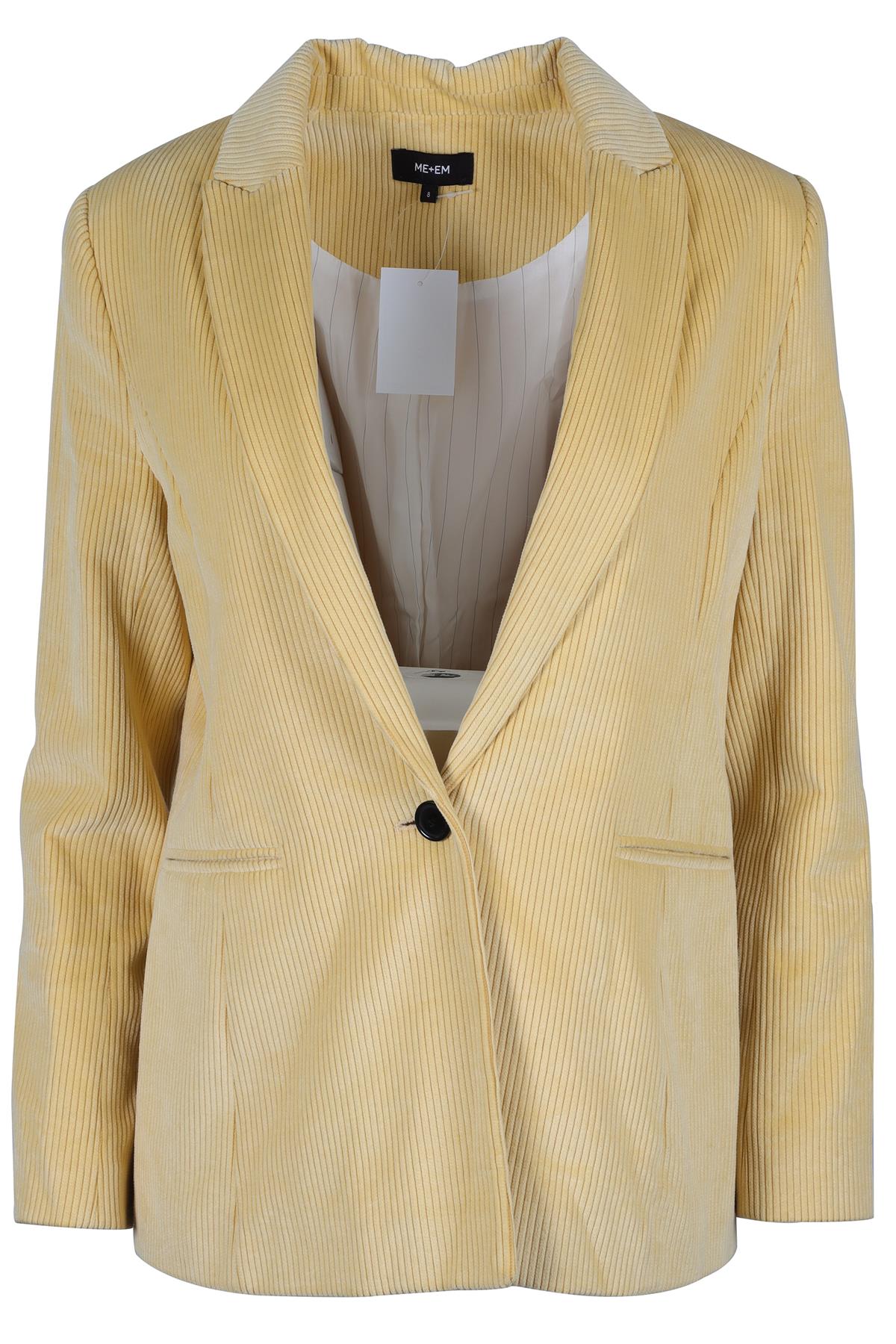 ME+EM YELLOW CORDUROY BLAZER UK 8