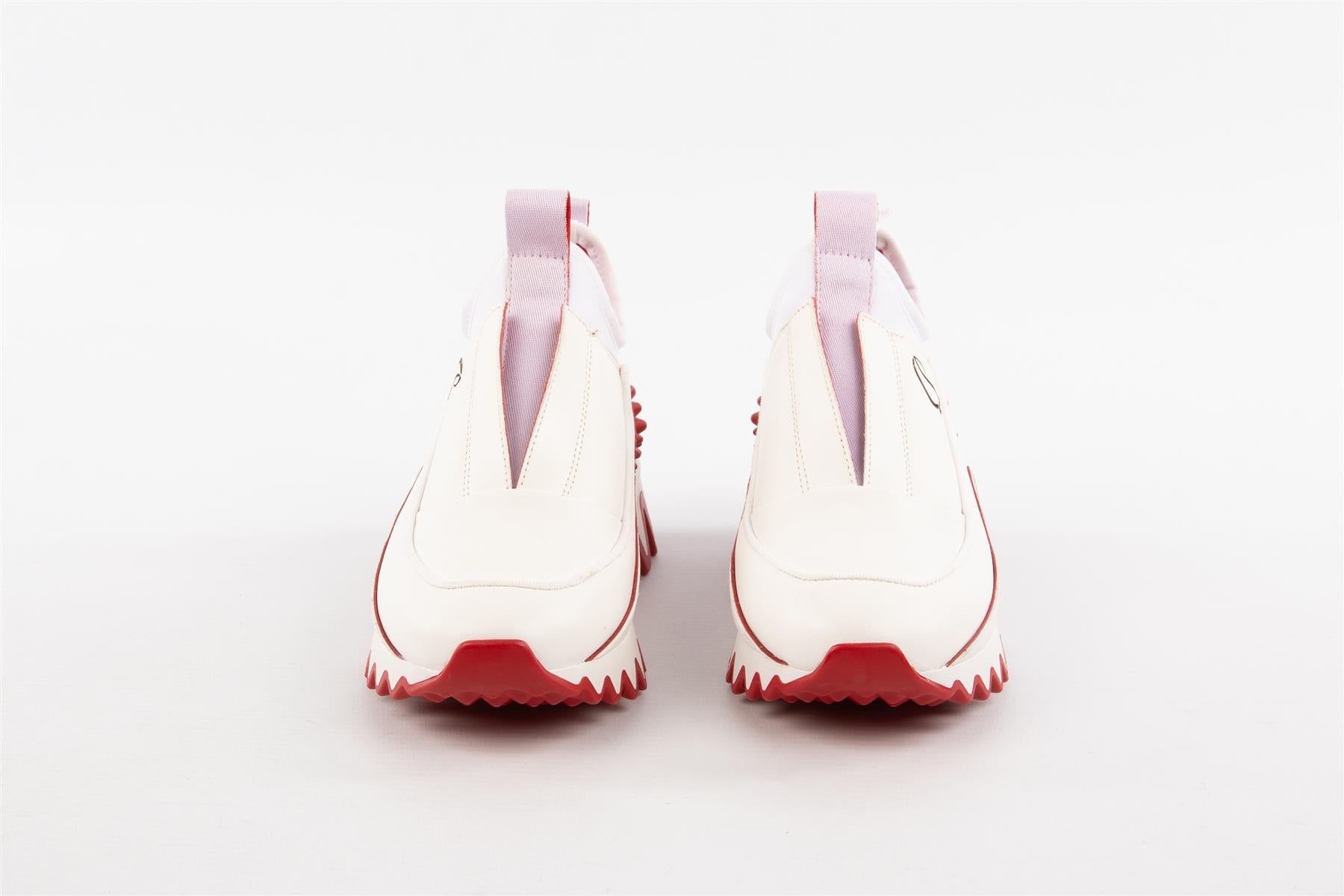 CHRISTIAN LOUBOUTIN WHITE KIDS GIRLS SNEAKERS EU 29 UK 10.5 US 11.5