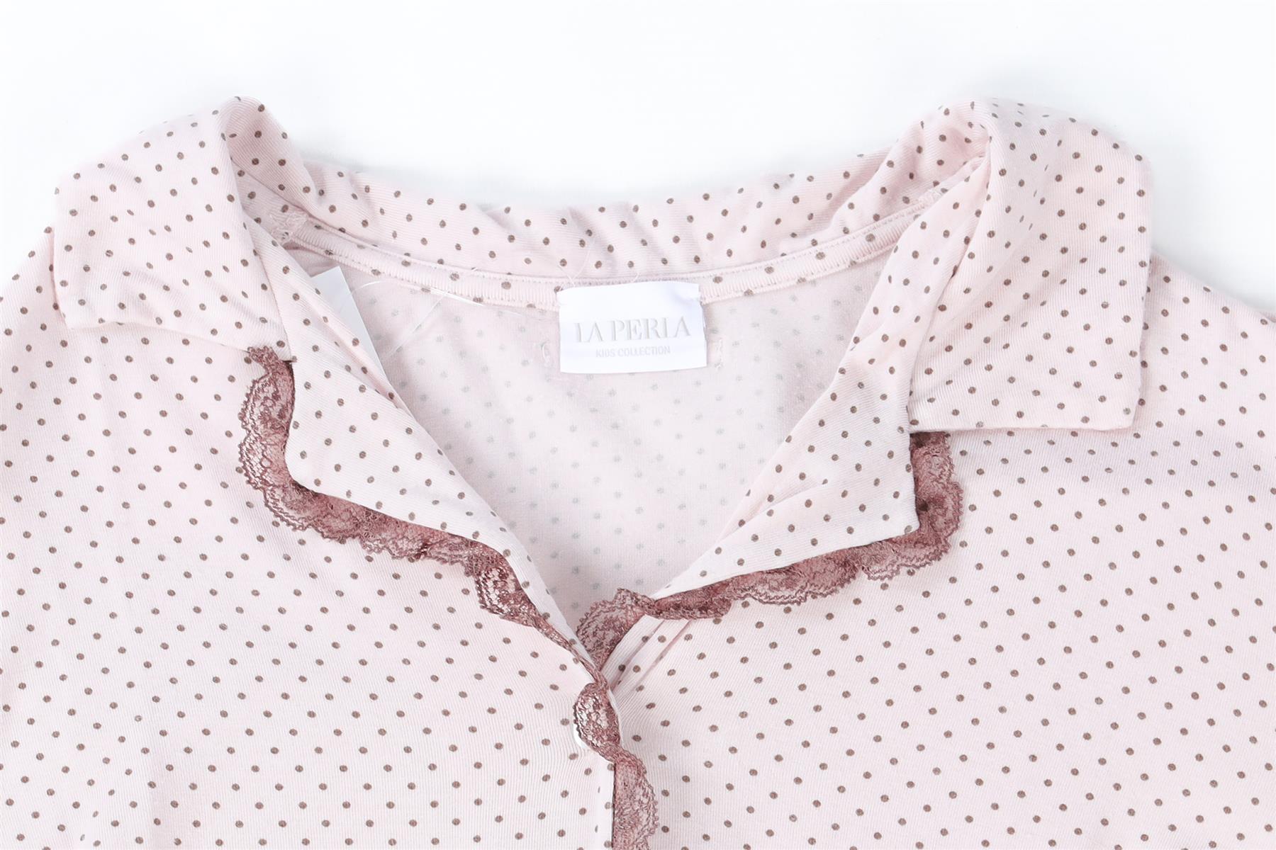 LA PERLA PINK KIDS GIRLS PYJAMA SET 10 YEARS