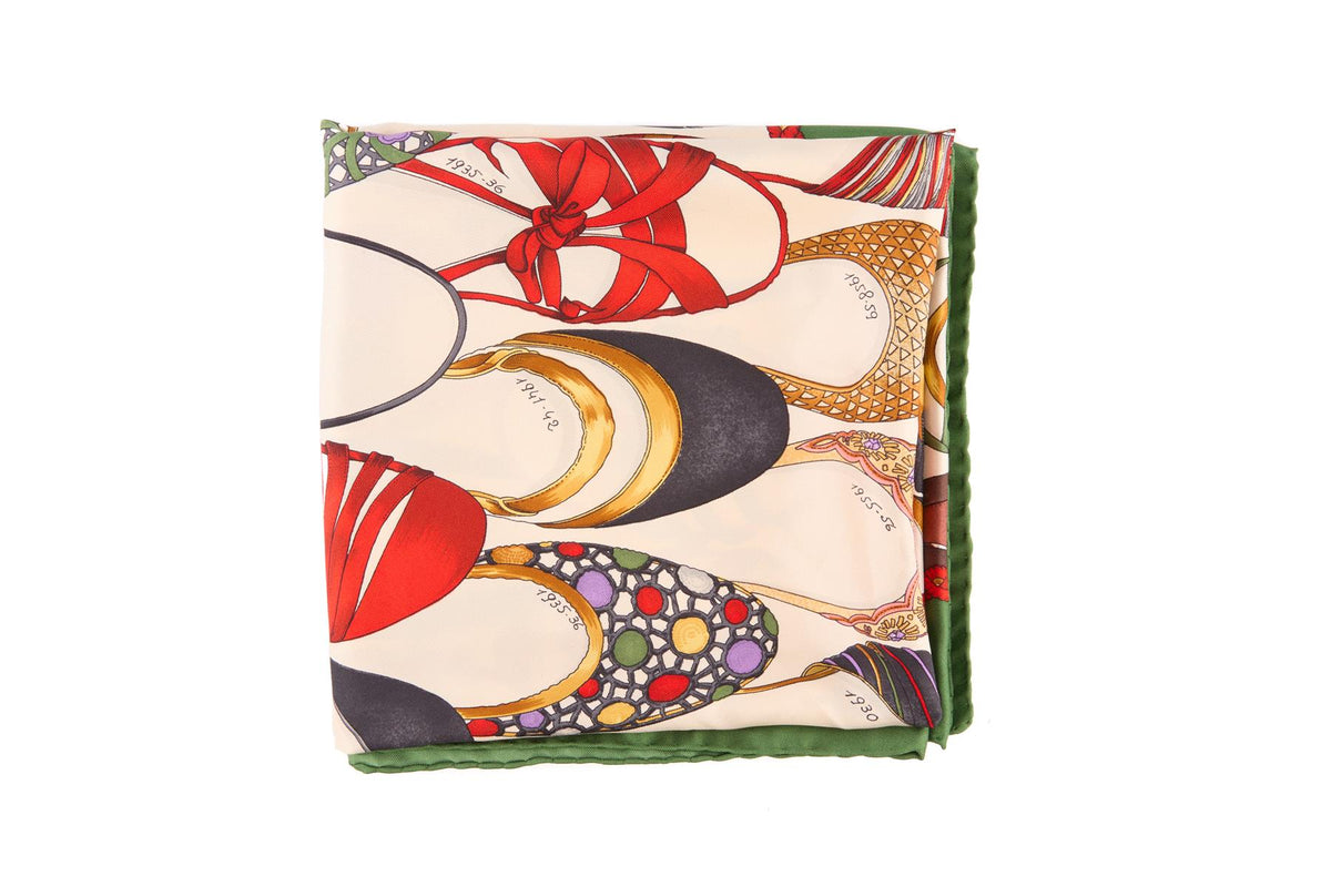 SALVATORE FERRAGMANO MULTI SILK SCARF