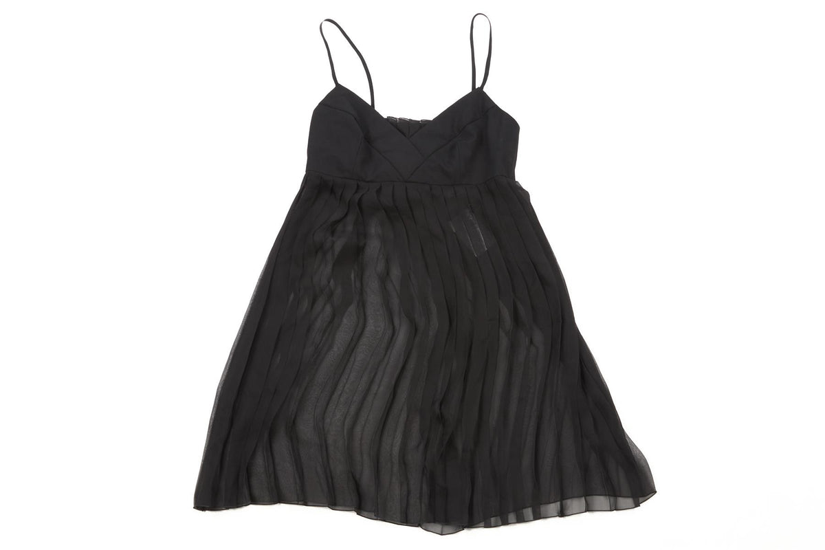 CHANEL BLACK 2001 WOOL TOP FR 34 UK 6