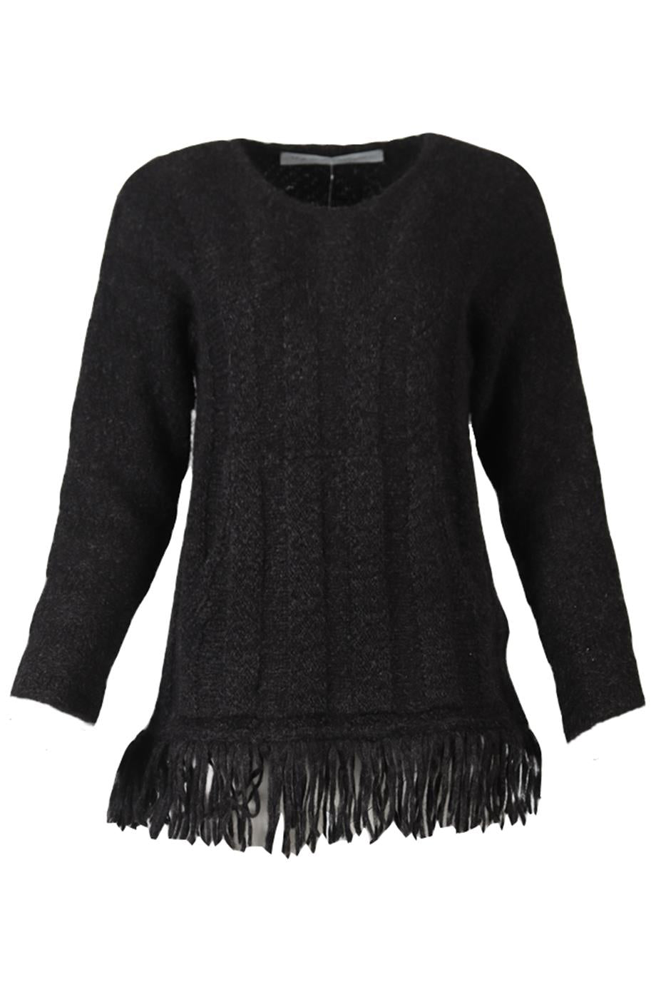RAQUEL ALLEGRA ALPACA BLEND SWEATER UK 8