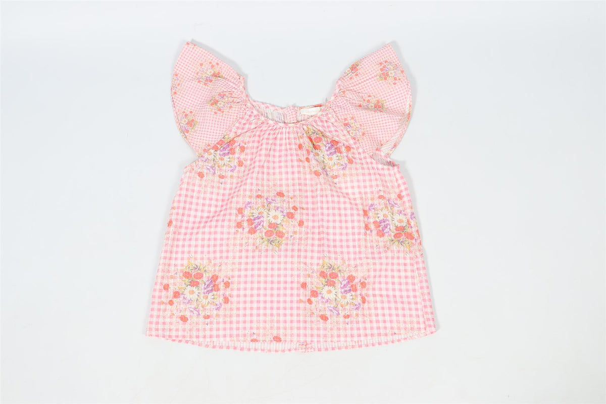 LOVESHACKFANCY PINK KIDS GIRLS COTTON TOP 8-9 YEARS
