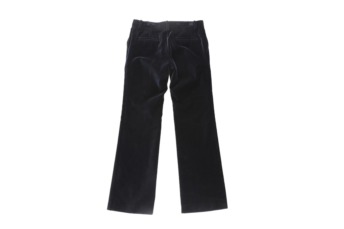 BELLA FREUD BLUE VELVET FLARED PANTS UK 8
