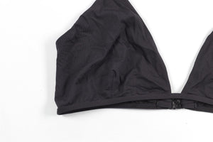 MELISSA ODABASH BLACK BIKINI TOP UK 16
