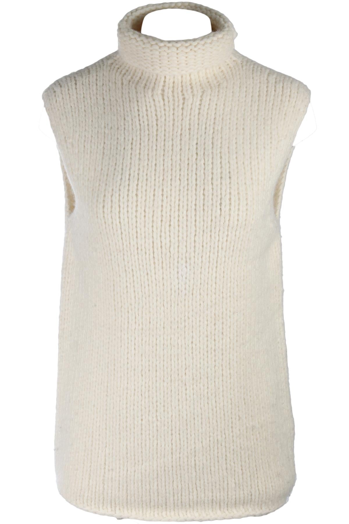 THEORY IVORY ALPACA TOP XSMALL