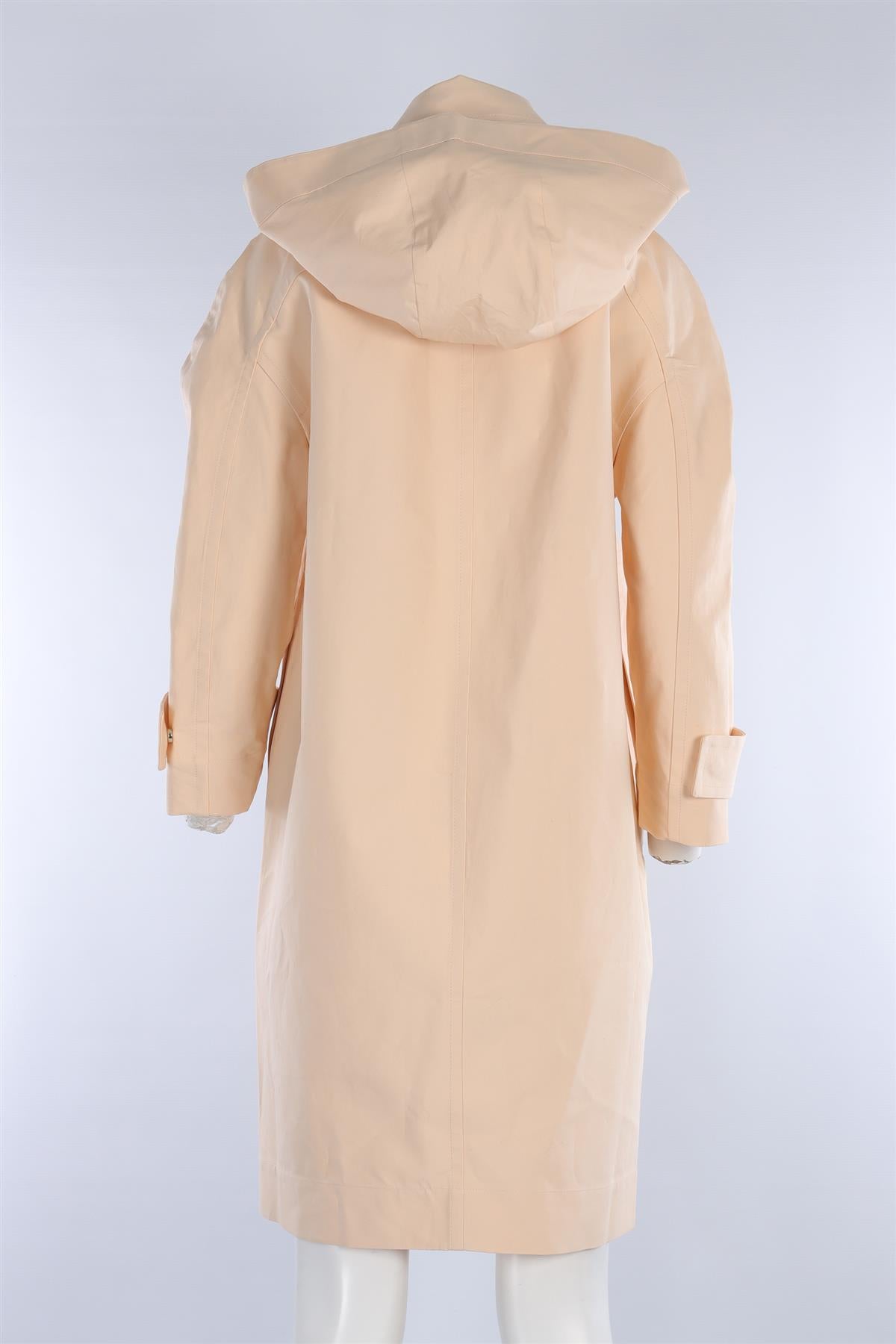 ZIMMERMANN PEACH COTTON COAT XSMALL
