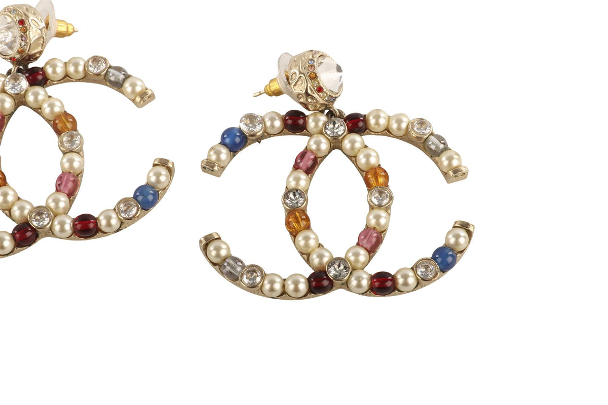 CHANEL MULTI 2020 CC FAUX PEARL EARRINGS
