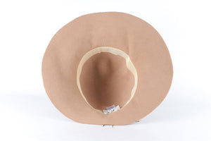 EUGENIA KIM BROWN RABBIT HAIR HAT ONE SIZE