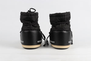 MOON BOOTS BLACK ANKLE BOOTS EU 39-40 UK 6-6.5 US 7-7.5