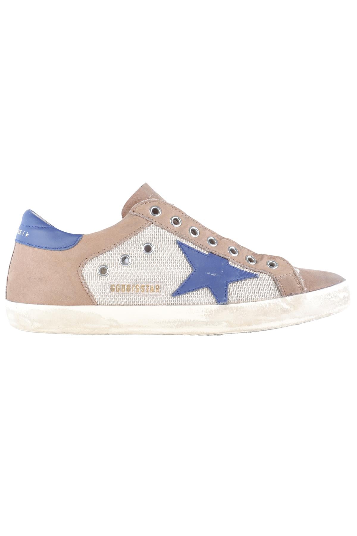 GOLDEN GOOSE BROWN SUPER STAR LEATHER SNEAKERS EU 40 UK 7 US 10