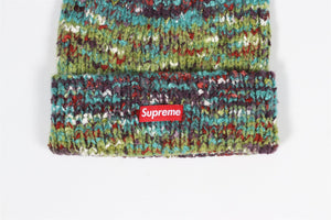 SUPREME GREEN KNIT BEANIE ONE SIZE