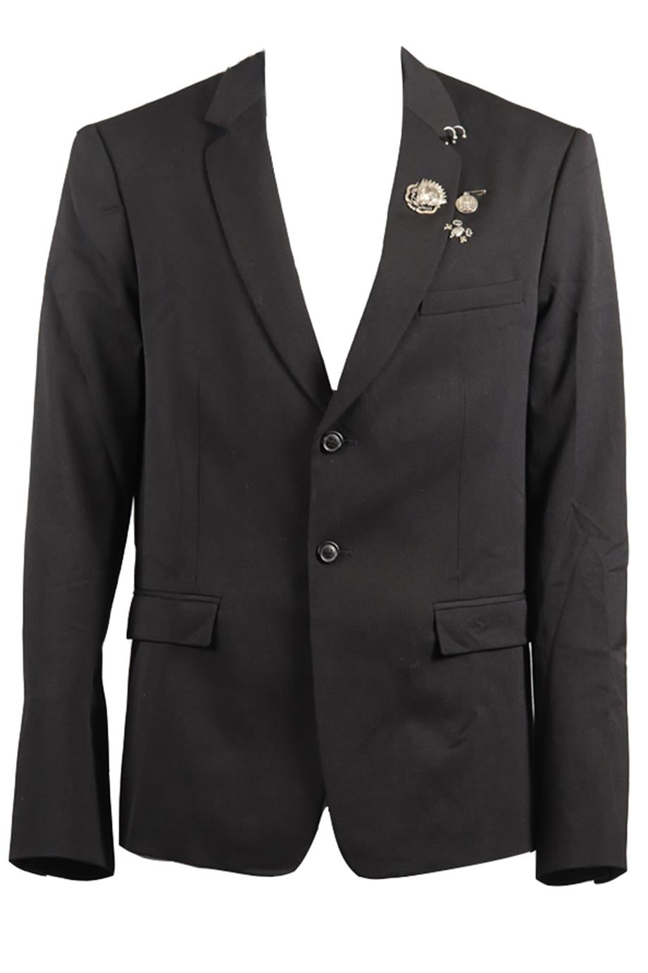 BALMAIN MEN'S WOOL BLAZER FR 56 UK/US 46