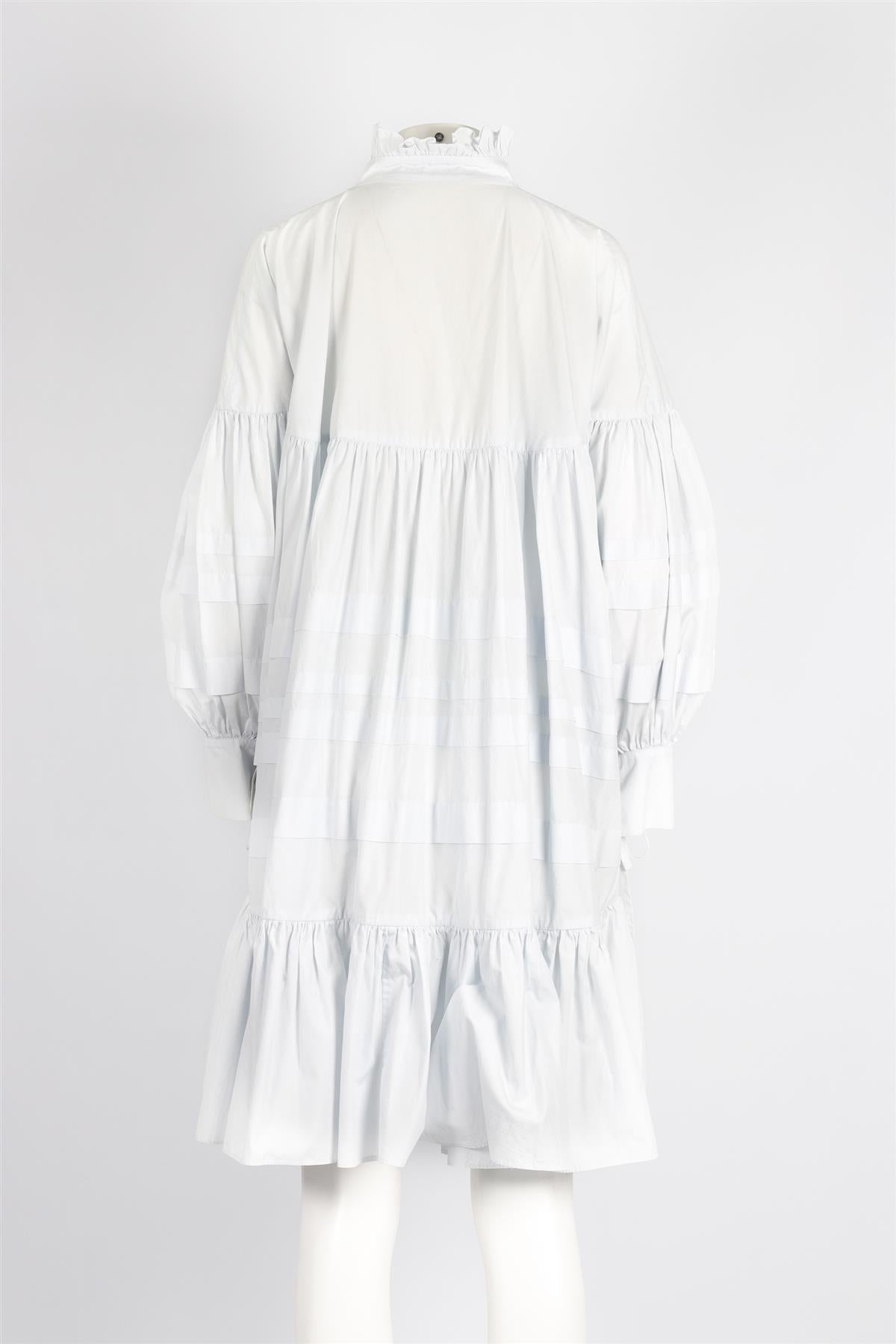 CECILIE BAHNSEN BLUE COTTON MINI DRESS UK 8 US 4