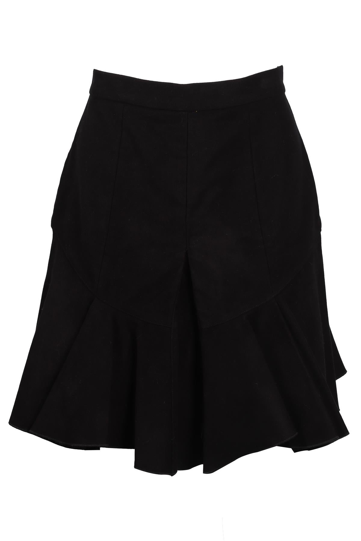 ISABEL MARANT BLACK COTTON BLEND MINI SKIRT FR 38 UK 10